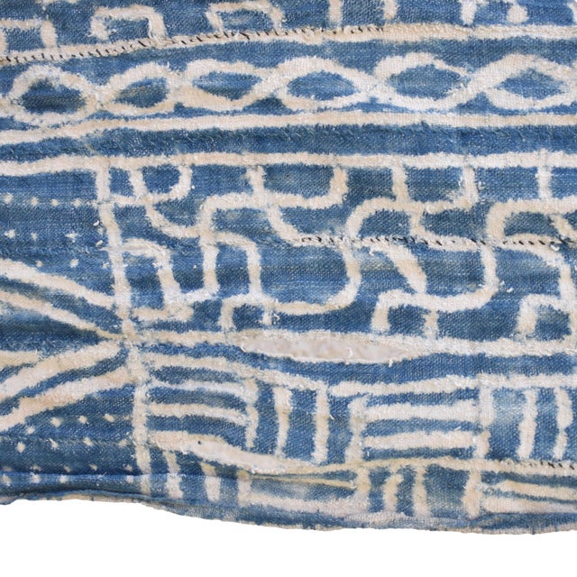 Tribal Late 20th Century Vintage African Ndop Textile For Sale - Image 3 of 8
