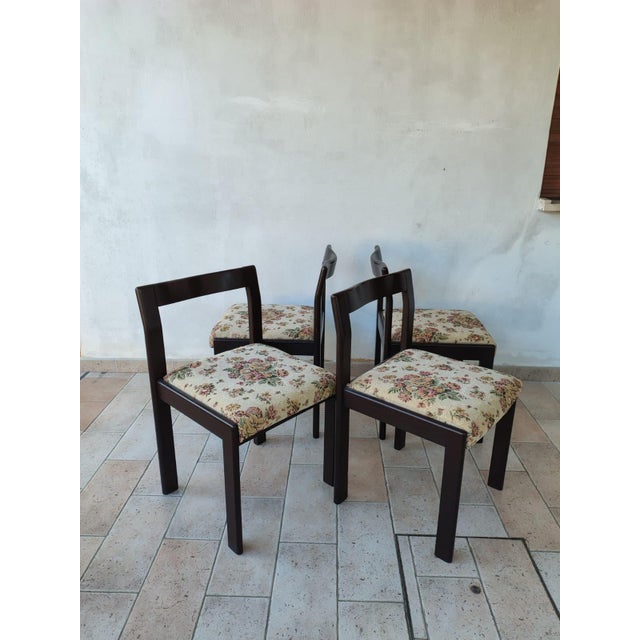 Vintage Modern Minimalist Chairs, 1970s, Set of 4 For Sale - Image 11 of 17