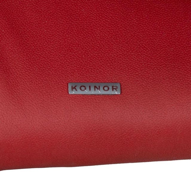 Vegan Leather Three-Seater Red Manual Function Rossini Sofa from Koinor For Sale - Image 10 of 14