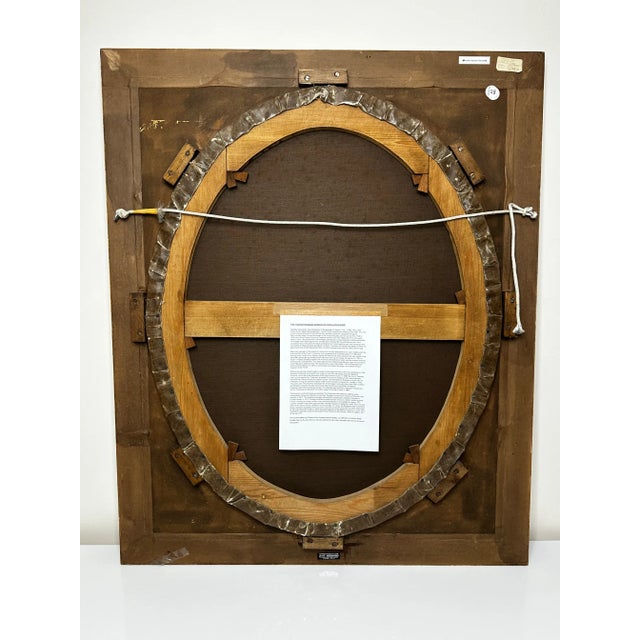 Large 19th Century Oil Painting Military Dress Portrait of Napoleon Bonaparte Wearing the Grand Cross of the Légion D’honneur For Sale - Image 4 of 18