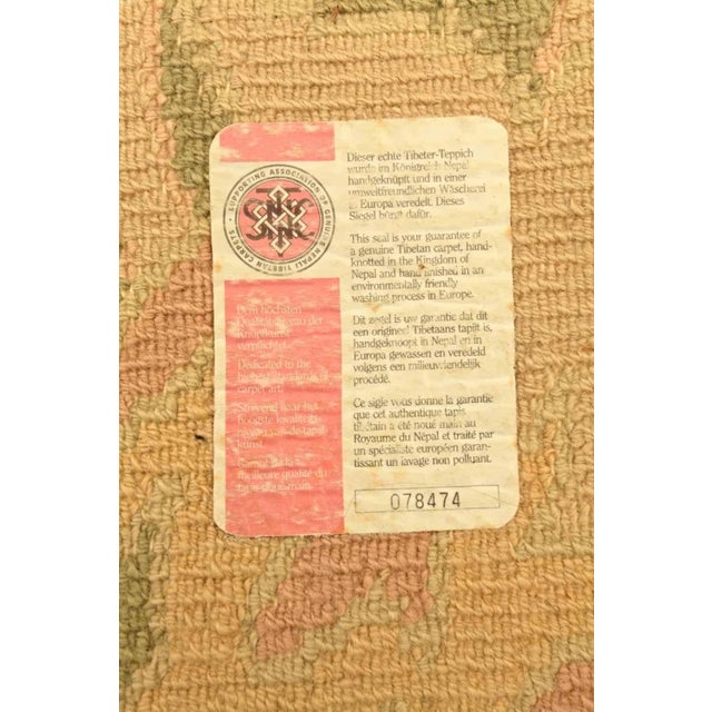 2000 - 2009 Large Tibetan Hand-Knotted Rug For Sale - Image 5 of 7