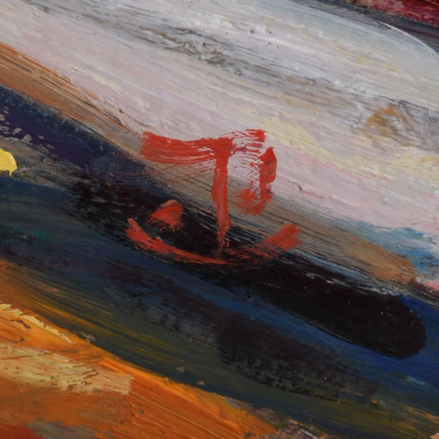 Late 20th Century Framed Signed Phillip Corley "Summer Girt Dorada Spain" Oil on Board For Sale - Image 5 of 11