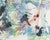 An abstract monoprint, titled "Frozen Lake," by American artist Ed Funk (1953-2013). This print features abstract patterns...