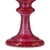 Elegant early 20th-century Italian centerpiece by Salviati, crafted in richly colored ruby-pink crystal with extensive cut...