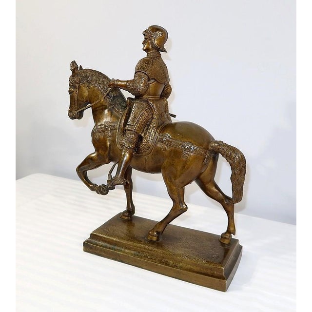 After Verrocchio, Le Colleone, Late 1800s, Bronze For Sale - Image 4 of 18