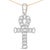 Imbued with ancient symbolism and modern sophistication, this 10K yellow gold ankh cross pendant is a masterpiece that...
