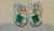 5 Ct Natural Zambian Emerald cut Emerald Earring & 2 Ct Diamond , Rose cut Diamond Earring This exquisite pair of earrings...