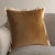 Jordy Cotton Pillow - Camel / Natural - 18" x 18" For Sale - Image 4 of 4