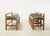 Architectural Dining Chairs and Bench in Oak, Netherlands, 1980s, Set of 4 For Sale - Image 11 of 11