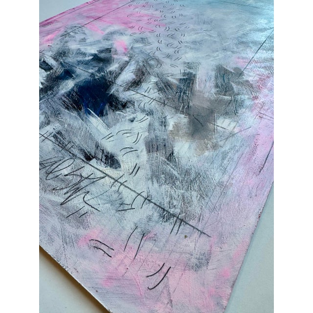 Contemporary “Cotton Candy” Original Oil Painting by Paula DeStefanis For Sale - Image 3 of 9