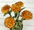 Metal Bouquet of French Marigolds by Didier Gardillou – Contempory – 18th-Century Paris Porcelain Pot – À La Reine Manufactory For Sale - Image 7 of 8