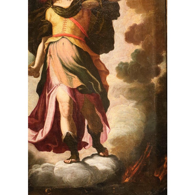Antonio Maria Viani, Saint Michael the Archangel, 1600, Oil on Canvas For Sale - Image 6 of 14