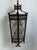Vintage Iron and Glass Lantern For Sale - Image 9 of 17