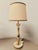 Onyx Lamp with Lampshade and Brass, 1950s For Sale - Image 6 of 17