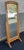 Mastercraft Furniture Carved Natural Hardwood Free Standing Cheval Mirror in very good vintage condition. Natural semi...
