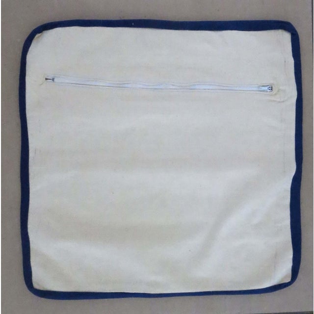 Late 20th Century Applique Throw Pillow Covers For Sale - Image 5 of 10