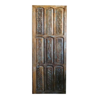 Carved Barn Door, Rustic Farmhouse Doors, Nature Inspired Sliding Doors 96x36 For Sale