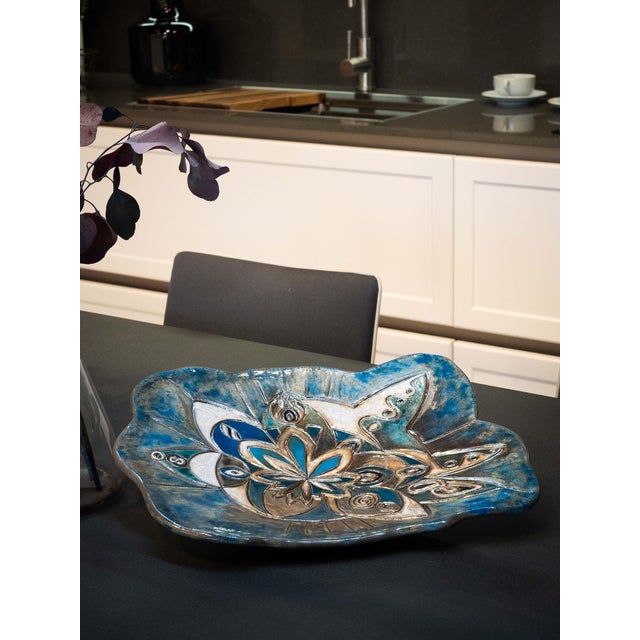 Ceramic Positive Thinking Raku Ceramic Sculptural Centerpiece, 2025 For Sale - Image 7 of 12
