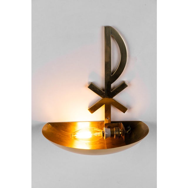Vintage Austrian Wall Lamp in Brass, 1960s For Sale - Image 18 of 18