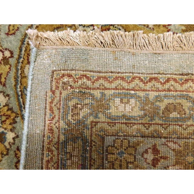 Hand Knotted Indian Rug - 8'x 10'6" For Sale - Image 18 of 18
