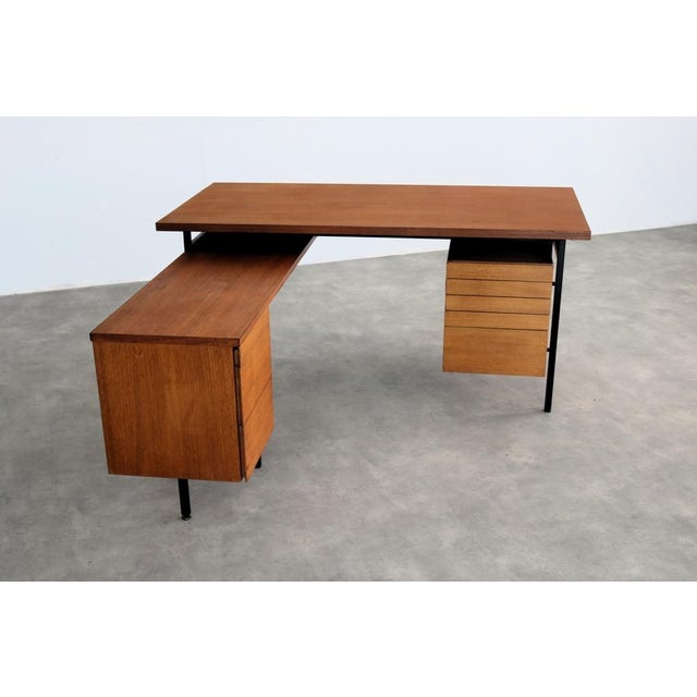 1960s Vintage Teak Executive Desk from Knoll, 1960s For Sale - Image 5 of 12
