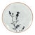 Kenneth Ludwig Chicago Rustic Thistle Etched Plate with Speckled Finish (Set of 4) For Sale - Image 4 of 5