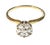 14k Gold and Diamond Cluster Ring For Sale - Image 4 of 8