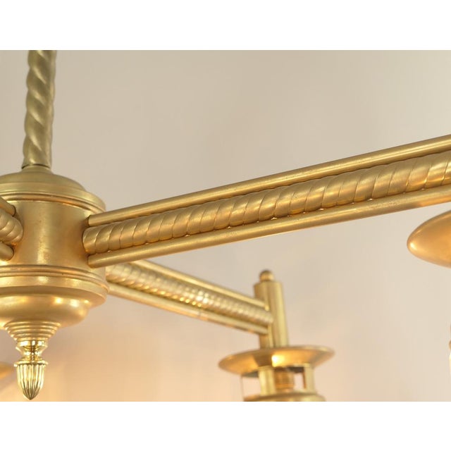 Viennese Coffee House Ceiling Lamp, 1890s For Sale - Image 6 of 9