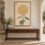 Vintage Japanese Floral Art Print – Golden Flower & Sage Leaves, 36" X 54" For Sale - Image 4 of 10