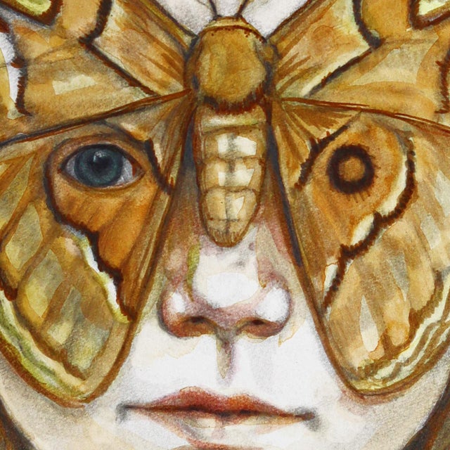 2020s Quietly Transform - Original Contemporary Figurative Acrylic Painting on Canvas by Amanda Immurs For Sale - Image 5 of 7