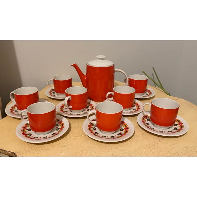 Vintage English Royal Doulton Tea or Coffee Serving Set - 20 Pieces For Sale - Image 9 of 11