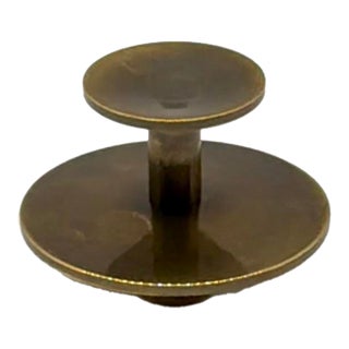 Hickory Chair Mod Knob Antique Brass For Sale