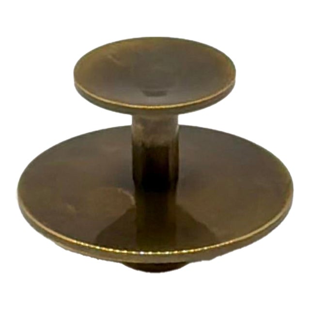 Hickory Chair Mod Knob Antique Brass For Sale