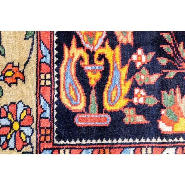 Antique Farahan Rug 4'4'' x 6'6'' For Sale - Image 12 of 12