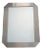 Rectangular Chrome Wall Mirror attributed to Gaetano Sciolari for Valenti, 1970s For Sale