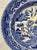 Antique John Meir & Sons Blue Willow Pattern Hot Water Warming Plate Made in England - Circa 19th Century For Sale - Image 4 of 12