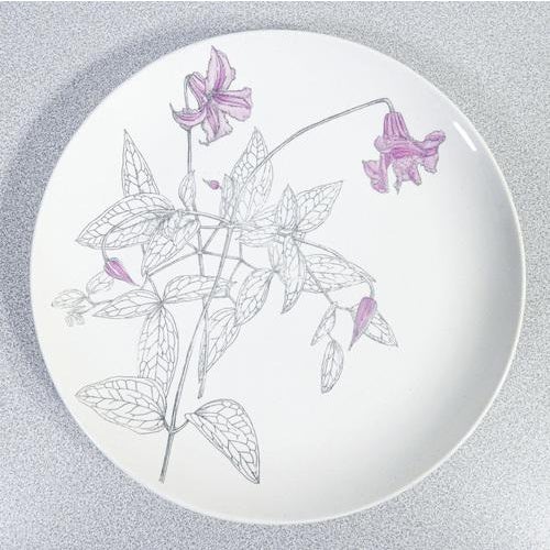 Vintage Plates in Porcelain, Set of 6 For Sale - Image 3 of 18