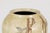 Ceramic Japanese Antique Mustard Glaze Ceramic Planter with Incised Butterfly Decor For Sale - Image 7 of 12