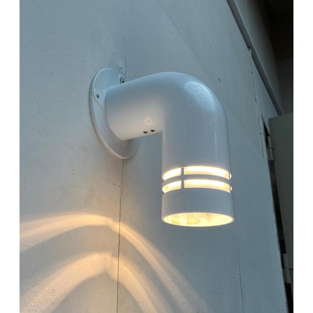 Set of Vintage Danish Postmodern Model Pipeline Wall Sconces by Ole Pless Jørgensen for Nordisk Solar, 1970s, Set of 3 For Sale - Image 16 of 18