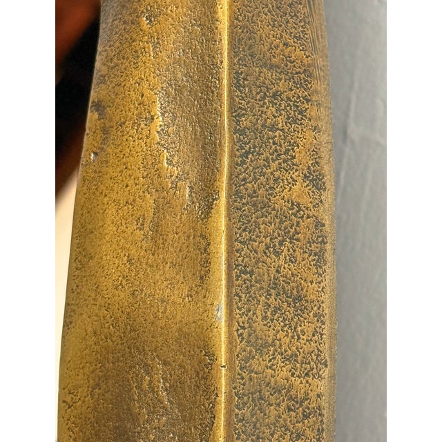Brass Cb2 Abel Brass Round Wall Mirror For Sale - Image 8 of 12