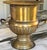 Vintage Neoclassical Brass Finish Urn Shape Vase For Sale - Image 11 of 11