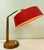 Wood and Brass Table Lamp attributed to Temde, 1960s For Sale - Image 17 of 18