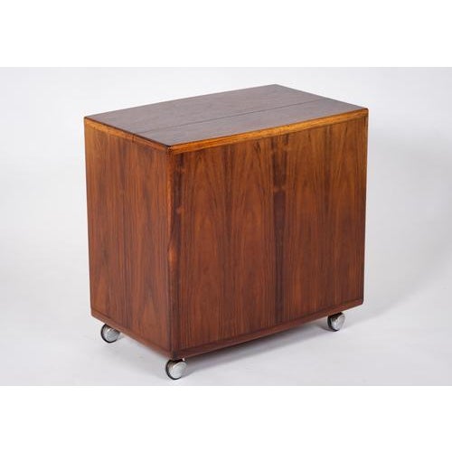 Danish Rosewood Bar Cabinet by Illum Wikkelsø, 1960s For Sale - Image 12 of 15