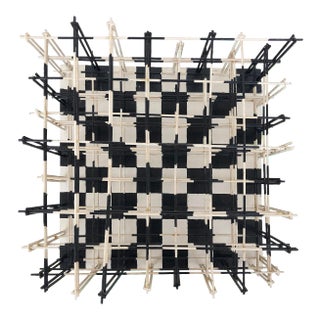 Ronald R. Brown Optical Three Dimensional Wall Sculpture, Circa 1990 For Sale