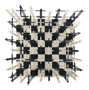 Ronald R. Brown Optical Three Dimensional Wall Sculpture, Circa 1990