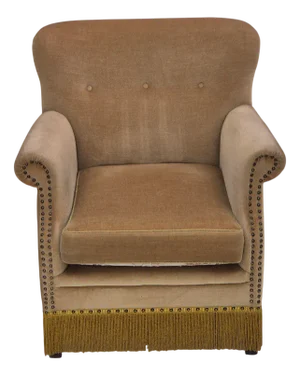 Danish Lounge Chair in Green Furniture Velour, 1960s