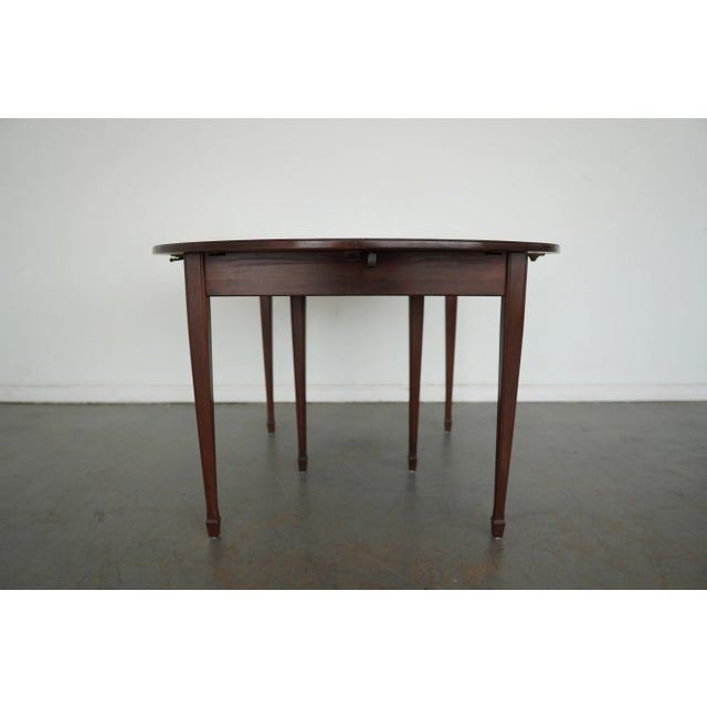 Vintage Mahogany Drop-Leaf Dining Table For Sale - Image 4 of 15