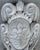 1970s White Concrete Italian Heraldic "Giglio Fiorentino" Wall Plaque For Sale - Image 5 of 6