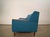 1960s 1960’s Mid-Century Modern Papa Bear Style Walnut Arm Sofa in Knoll Textiles For Sale - Image 5 of 12