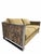 MCM Adrian Pearsall Chrome Flat-Bar Cork-Sided Sofa & Loveseat Set Newly Reupholstered For Sale - Image 10 of 12